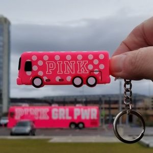 Victoria's Secret PINK Bus Keychain